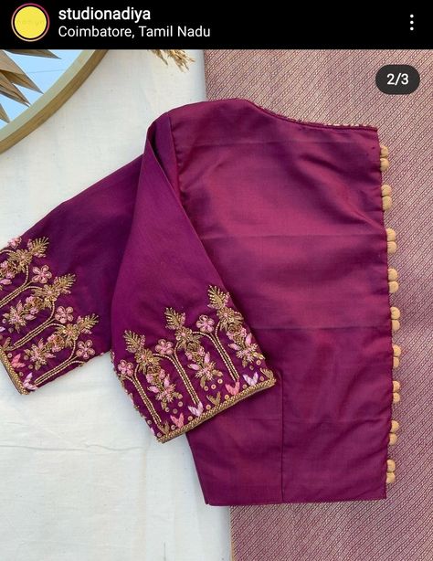 Blaous Work Design, Khatli Work Blouse Design New Simple, Blouse Embroidery Designs Simple, Khatliwork Blouse Design, Khat Work Blouse Design, Simple Blouse Designs For Saree Silk, Khatli Work Blouse Design, Blouse Embroidery Designs Silk, Khatli Work Blouse Design New