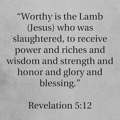 📜🗣"Worthy is the Lamb (Jesus) who was slaughtered, to receive power and riches and wisdom and strength and honor and glory and blessing." ‭‭Revelation‬ ‭5:12‬ ‭Amen 🙏🏽🙌🏽 http://bible.com Worthy Is The Lamb, Revelation 5, Revelation Bible, Bible Teachings, Eternal Life, White Horses, White Horse, Holy Bible, Bible Scriptures