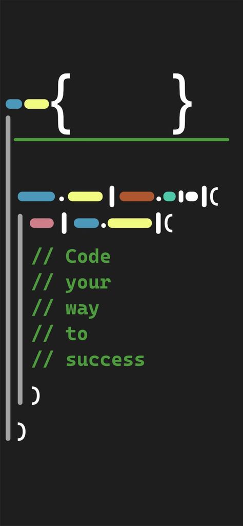 A wallpaper made for IOS which has a depiction of C++ code in a modern/cartoony style. It depicts the way you would write a call to a file, within which is a comment stating "Code your way to success". Coding Wallpaper, C Wallpaper, Code Wallpaper, Motivational Quote, Motivational Quotes, Coding, Incoming Call Screenshot, Writing, Quotes