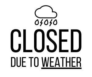 Closed for the remainder of the day due to power outage! We will return tomorrow for normal hours! Closed Due To Weather Sign, Weather Update, Printable Ideas, Temporarily Closed, Printable Templates, Templates Printable Free, Severe Weather, Bad Weather, Templates Free