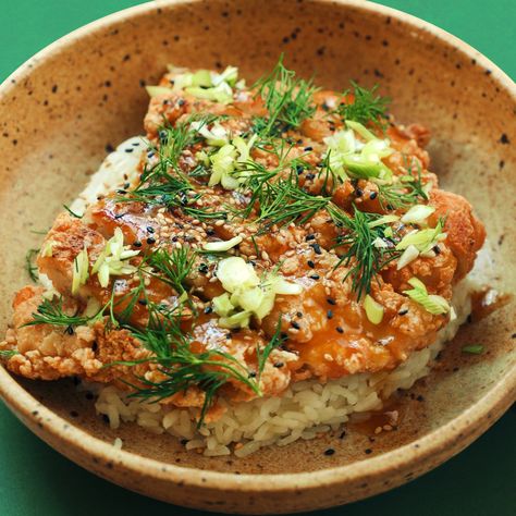 Taiwanese Fried Chicken Cutlet with Orange Honey and Miso Glaze | Little Fat Boy Taiwanese Fried Chicken, Burger Patty Recipe, Fried Chicken Cutlets, Chicken Cutlet, Orange Honey, Miso Glaze, Cooking White Rice, Fat Boy, Chicken Cutlets