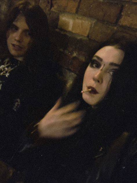 Metalhead Boyfriend Goth Girlfriend, Metalhead Bf And Goth Gf, Goth And Metalhead Couple, Metal Bf Aesthetic, Metal Couple Aesthetic, Metalhead Relationship, Metalhead Couple Aesthetic, Black Metal Couple, Metal Head Couple