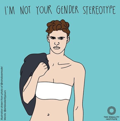 Gender Stereotyping Illustration, Stereotypes Art, Gender Poster, Gender Art, English Assignment, Toxic Masculinity, Project Theme, Gender Nonconforming, Literary Theory