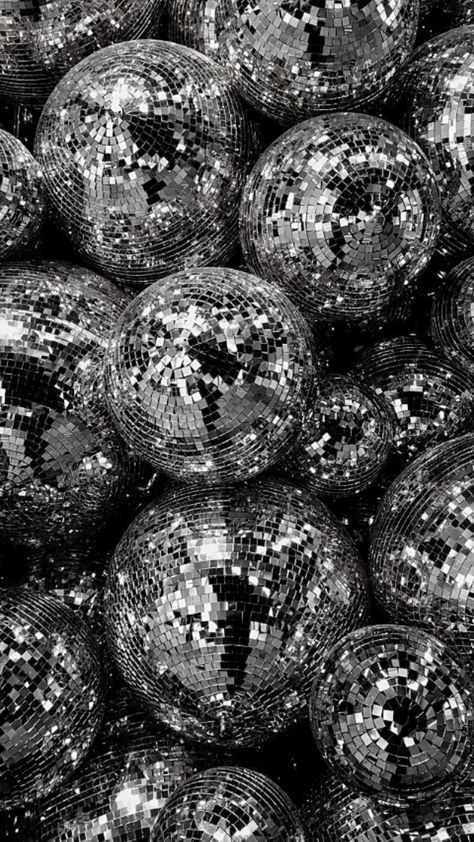 Idk Good Wallpapers, Ball Aesthetic, Taken Pictures, Silver Wallpaper, Illustration Photo, Time For Yourself, Disco Balls, Ios Wallpapers, Best Pictures