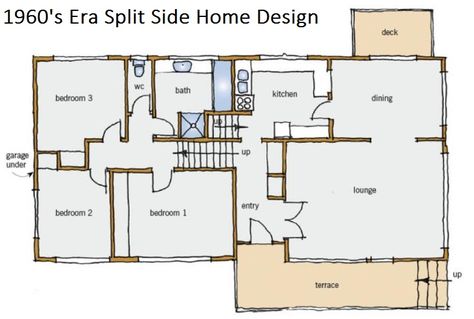 Renovating Oakville's Side-Split Houses into Modern Family Homes - Eastview Homes Side Split House Interior Layout, Split House Design, Split Level Floor Plans, Split House, Direct Vent Fireplace, Green Lights, Floor Plan 4 Bedroom, Open Living Room, Home Inspector