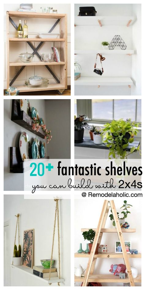 Use 2x4s and other structural lumber to create some functional and fantastic 2x4 shelving. It's inexpensive and versatile, perfect for any space! 2x4 Shelves, 2x4 Shelving, Kids Furniture Diy, Diy Shelving, Diy Kids Furniture, Gym Room At Home, Shelving Ideas, Shelves Diy, Bedroom Corner