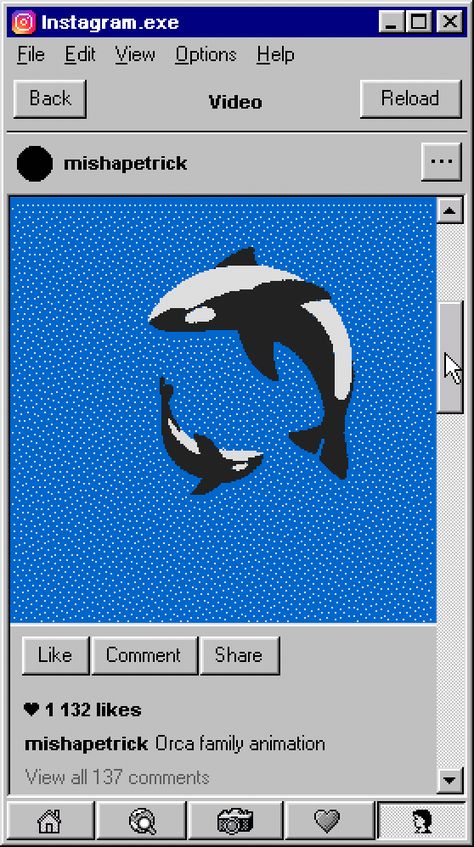 Kristina Webb, Windows 95, Arte 8 Bits, 8bit Art, Orca Whales, Vaporwave Aesthetic, Retro Futurism, 8 Bit, Whales