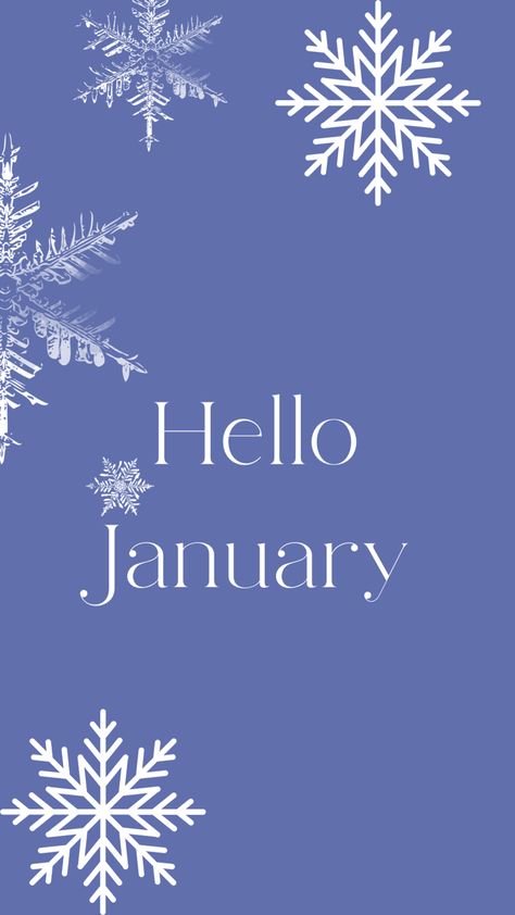 iPhone wallpaper Hello January #blackgirlaesthetics #newyearseve #winter #snowflakes January Chapter 1 Of 12 Wallpaper, Hello January Wallpaper, January Phone Background, January Wallpaper Iphone, January Wallpapers, January Background, January Wallpaper, Hello January, January To December