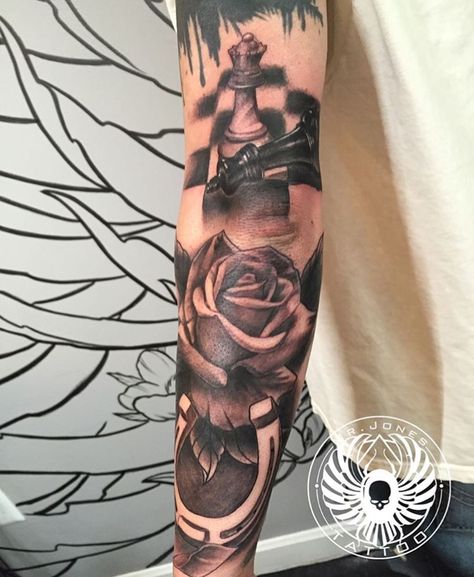 Checkmate Checkmate Tattoo, Portrait Tattoo, Flower Tattoo, Cool Tattoos, Art Tattoo, Tattoos