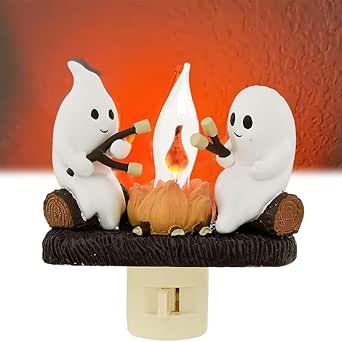 Faux Campfire, Campfire Nightlight, Campfire Night, Light Halloween, Roasting Marshmallows, S Mores, Campfire, Night Light, Ghost