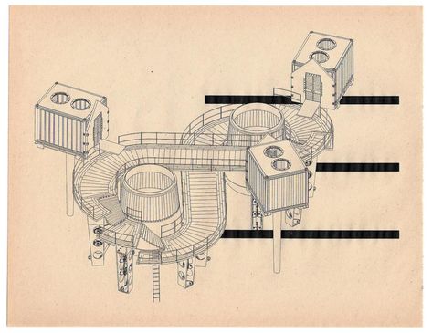 Panel Architecture, Drawing Mechanical, Drawing 101, Axonometric Drawing, Architecture Aesthetic, Drawing Designs, Aesthetic Architecture, Drawing Architecture, Draw Realistic