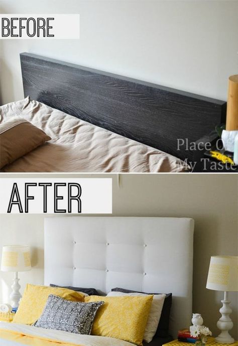 The Beautiful Upgrades Your IKEA MALM Bed Deserves | Whether you're a fan of something more alternative, something more boho, or something that really makes a statement, your bedroom needs a focal point. And that focal point is often more times than not, a headboard. So let's start with the basics – the IKEA MALM. It's affordable, simple, and perfect for an iKEA hack. Ikea Headboard, Ikea Malm Bed, Malm Bed, Ikea Desk Hack, Koti Diy, Head Boards, Hack Ikea, Ikea Bed, Ikea Malm