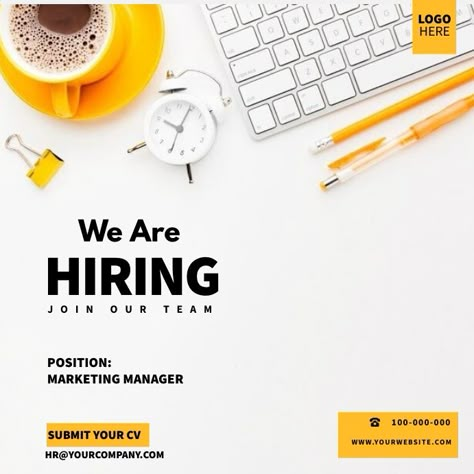 We Are Hiring Poster Design Ideas, Job Opening Poster Design, Hiring Designer Poster Creative, Job Announcement Design, Job Announcement Poster Design, We Are Hiring Flyer Design, We Hiring Poster Design, Creative Hiring Post Design, Thank You Poster Ideas