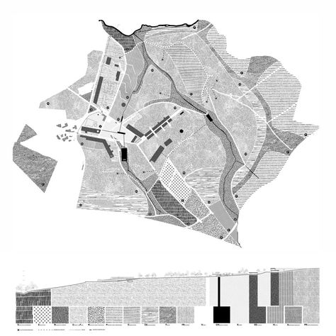 Architecture Mapping, Spanish Architecture, Architecture Collage, Concept Diagram, Architecture Graphics, Layout Architecture, Plan Drawing, Architecture Illustration, Architecture Portfolio