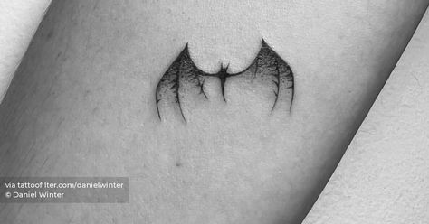 Bat tattoo located on the inner forearm. Bat Wrist Tattoo, Winter Tags, Bat Tattoo, Inner Forearm, Wrist Tattoo, Little Tattoos, Forearm Tattoo, Wrist Tattoos, Inspiration Board