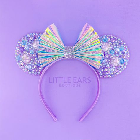 Ariel Sparkle Mickey Ears - Little Mermaid Sparkle Ears - Mouse Ears Headband - Experience the magic with our Disney Ears. Shop over 600 unique, affordable & high-quality mouse ears headband for all ages! Handcrafted with care. Fast & Free Shipping Available. Disney Ears Headband, Diy Mickey Ears, Disney Headbands, Disney 2024, Disney Mickey Ears, Disney Mouse, Mouse Ears Headband, Mickey Mouse Ears, Ears Headband