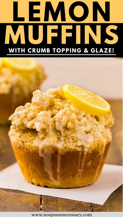 Lemon Crumb Muffins, Greece Recipes, Healthier Muffins, Germany Recipes, Jumbo Muffin Recipes, Austria Recipes, Lemon Muffin Recipes, Decadent Dinner, Norway Food