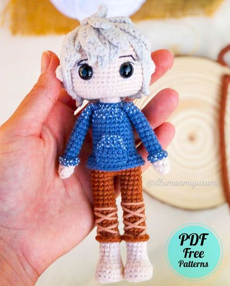 Disney Amigurumi, Amigurumi Doll Pattern, Crochet Disney, Rise Of The Guardians, Crochet Stitches Video, Crochet Amigurumi Free Patterns, Crochet Amigurumi Free, Crochet For Boys, The Guardians