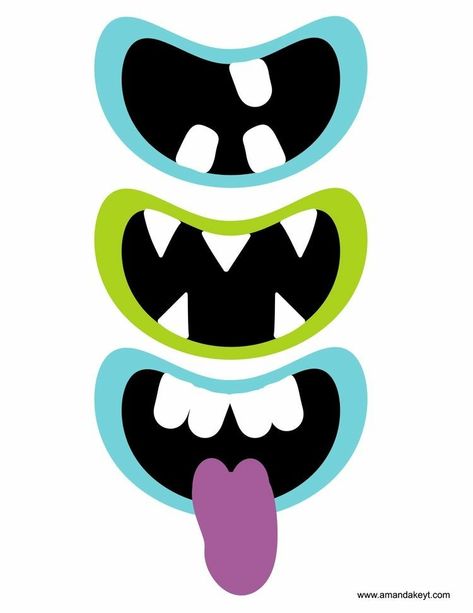 Building Clipart, Doodle Monster, Monster 1st Birthdays, Monster Inc Birthday, Monster Mouth, Monster Crafts, Blue Monster, Monster Eyes, Monster Birthday Parties