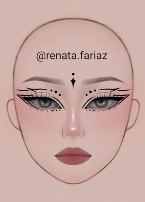 Anime Eye Makeup, Punk Makeup, Makeup Drawing, Cute Eye Makeup, Makeup Face Charts, Graphic Makeup, Rave Makeup, Swag Makeup, Eye Makeup Pictures