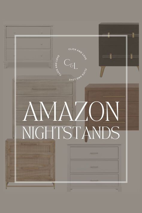 Nightstand finds from Amazon! Affordable Nightstand, Statement Mirror, Cool Curtains, Amazon Home Decor, Amazon Home, Favorite Products, My Favorite, Home Decor, Home Décor