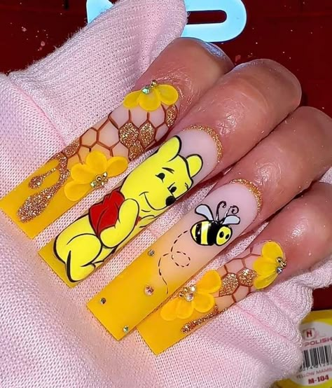 Easter Acrylic Nails, Simple French Tip, Acrylic Nails Pastel, Nail Art Designs Valentines, Spongebob Nails, Nail Art Designs Valentines Day, Nail Designs For Beginners, Cartoon Nail Designs, Easy Nail Designs