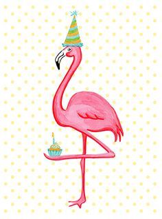 Happy birthday flamingp Flocking Fabulous, Flamingo Theme, Fiesta Tropical, Flamingo Birthday, Birthday Clipart, Flamingo Art, Flamingo Party, Birthday Meme, Happy B Day