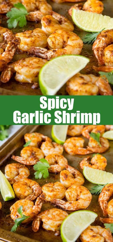 Sauteed Shrimp Recipe, Italian Shrimp Recipes, Spicy Garlic Shrimp, Spicy Shrimp Recipes, 5 Ingredient Dinners, Shrimp Recipes Healthy, Shrimp Dinner, Best Seafood Recipes, Shrimp Recipes For Dinner