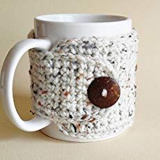 Mug Cozy Pattern, Chocolate Butterflies, Crochet Mug, Crochet Mug Cozy, Crochet Coffee Cozy, Crochet Cup Cozy, Cozy Crochet Patterns, Crochet Cozy, Mug Cozy