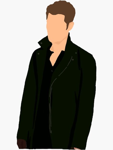 Klaus Mikaelson Drawing, The Originals Drawings, Klaus Mikaelson Stickers, The Originals Stickers, Tvd Poster, Nicklaus Mikaelson, Klaus Mikaelson The Originals, Klaus The Originals, The Vampire Diaries Characters