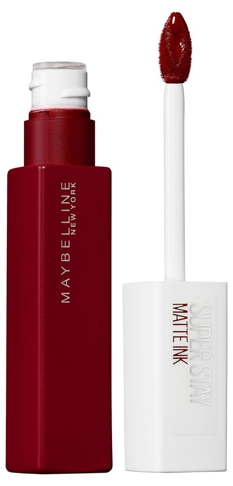 Maybelline Matte Ink, Maybelline Lipstick, Lip Stains, Maybelline Superstay, Lip Gloss Collection, Maybelline Super Stay, Bridal Dress Design, Maybelline New York, Beauty Guru