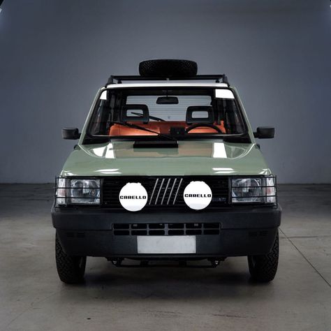 Vintage Fiat Panda 4x4 Born Again as All-Electric Adventurer - The Drive Fiat Panda 4x4, Panda 4x4, Lapo Elkann, Vintage Auto's, Fiat 600, Happy Birthday Baby, Car Vintage, Fiat Abarth, Fiat Panda