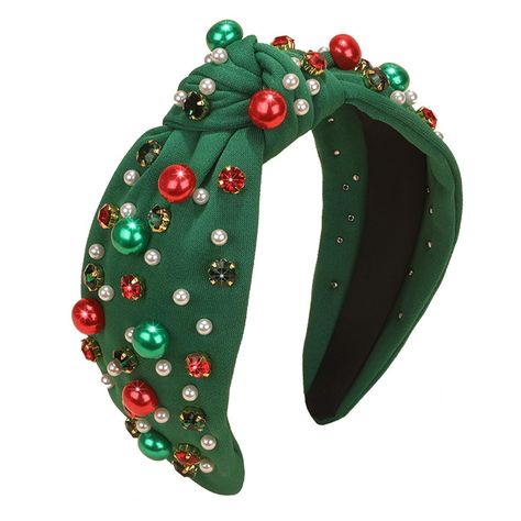 PRICES MAY VARY. 🎄Comfy Christmas Pearl Hairband: Add a touch of elegance to your look with this beautiful pearl knotted jeweled headband for women. Featuring a unique combination of pearls, luxury rhinestones, is such a cute, trendy, and stylish hair accessory to complement almost any outfit this season. 🎄High Quality: Made with high quality fabric, beads and rhinestone, exquisite and durable. Provide You A Great Experience with No Head Ache and Hurt.This A Great Women Knotted Jeweled Headban Christmas Accessories Hair, Pearl Hairband, Holiday Hairstyles Easy, Jeweled Hair Accessories, Jeweled Hair, Comfy Christmas, Christmas Cruise, Holiday Headbands, Top Knot Hairstyles