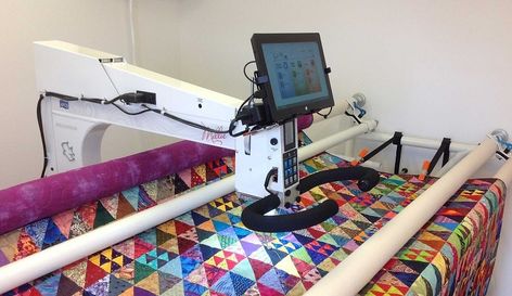 How to Organizing a Room for Longarm Quilting - VAULT50 Dear Jane Quilt, Long Arm Quilting, Arm Machine, Long Arm Quilting Machine, Butterfly Quilt, Charm Quilt, Quilting Room, Mystery Quilt, Chevron Quilt