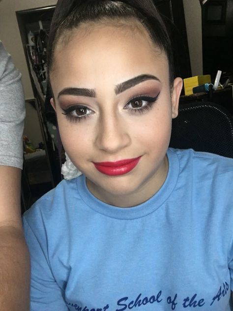 DANCE RECITAL MAKEUP DANCE SHOW   #DanceMakeup Dance Show Makeup Dancers, Show Makeup Dancers, Dance Recital Makeup, Dancer Makeup, Dance Comp Makeup, Stage Makeup Dancer, Recital Makeup, Dance Competition Makeup, Snow White Hair