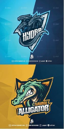 Masccot logos for E-Sports, Sports brands as well as restaurants. Attractive designs with a wide range! Logo, mascot and cartoon character designing. Adobe illustrator. Premium logo design, business card, stationery design and social media kit for your brand. Game Graphic Design, Sports Mascot Logo, Sports Mascot, Sports Logo Inspiration, Logo Youtube, Logo Animal, Team Logo Design, Esports Logo, Sports Logo Design