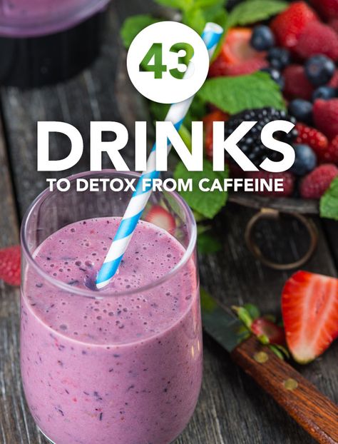 Caffeine Detox, Smoothie Detox Cleanse, Juice Cleanse Recipes, Veggie Juice, Lemon Diet, Lemon Detox, Detox Juice Recipes, Natural Detox Drinks, Detox Drinks Recipes