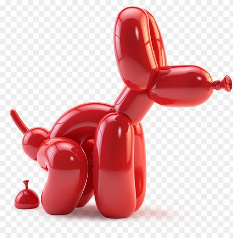 Jeff Koons Balloon Dog, Pooping Dog, Geometric Dog, Large Balloons, Jeff Koons, Dog Sculpture, Dog Christmas Gifts, Resin Craft, Dog Statue