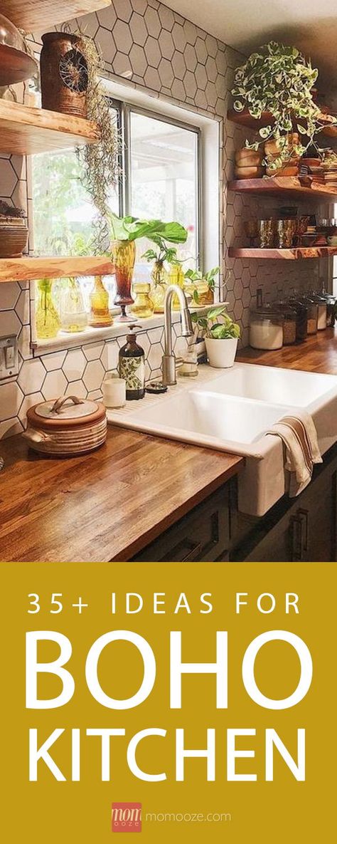 We did all the hard work and collected some of the best boheme kitchen design examples from Pinterest – feel free to get inspired here or save your pins to your own collection. Boho Farmhouse Kitchen, Bohemian Kitchen Decor, Modern Boho Kitchen, Boho Chic Kitchen, Boho Style Kitchen, Boho Kitchen Ideas, Boho Kitchen Decor, Bohemian Kitchen, Eclectic Kitchen