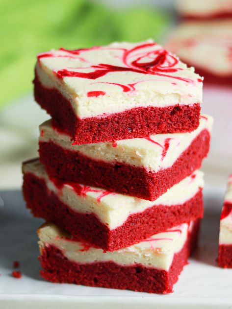 Red Velvet Cheesecake Bars, Red Velvet Cheesecake Brownies, Cheesecake Mix, Velvet Cheesecake, Red Velvet Cheesecake, Thm Desserts, Sugar Free Low Carb, Keto Cake, Low Carb Baking