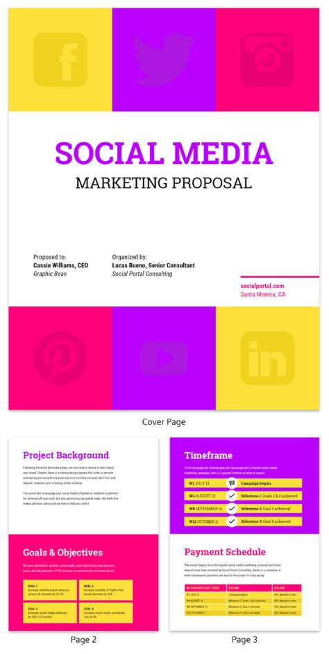 Consulting Proposal, Campaign Template, Writing A Business Proposal, Template Proposal, Work Templates, Social Media List, Marketing Proposal, A Business Proposal, Proposal Example