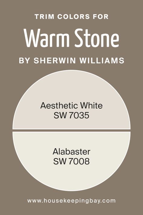 What are the Trim colors of Warm Stone SW 7032 by Sherwin Williams? Sw Stucco Paint Color, Colors That Go With Alabaster, Alabaster Walls And Trim, Warm Stone Sherwin Williams, Creamy By Sherwin Williams, Alabaster Sherwin Williams Walls, Sw 7008 Alabaster, Sw Neutral Paint Colors, Sherwin Williams Coordinating Colors