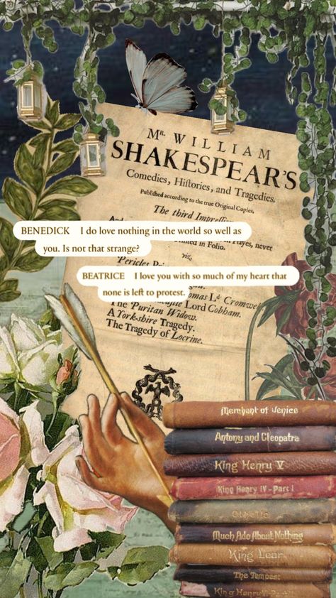 #shakespeare #muchadoaboutnothing #aesthetic #books #theatre #renaissance Shakespeare Aesthetic, Literature Project, Shakespeare Theatre, Harry Potter Background, Aesthetic Books, Twelfth Night, Midsummer Nights Dream, Color Palette Design, Closing Gifts