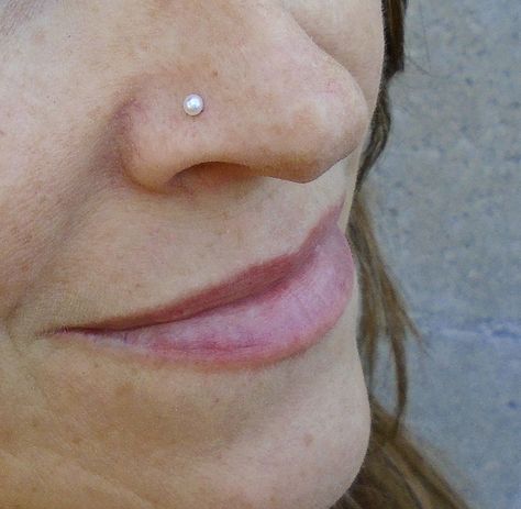 Pearl Nose Stud, Silver Nose Stud, Bridal Nose Ring, Nose Piercing Stud, Piercing Shop, Fresh Water Pearls, Nose Ring Stud, Real Pearls, Water Pearls