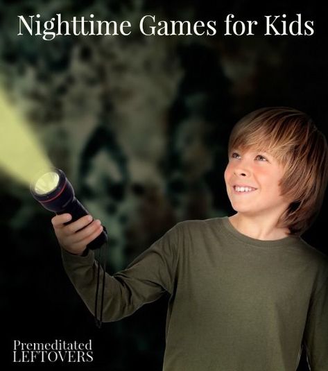 Flashlight Tag and Other Nighttime Games for Kids - Fun outdoor games for kids to play after dark with their friends. Time Games For Kids, Flashlight Tag, Outside Games, Fun Outdoor Games, Outdoor Games For Kids, Time Games, Fun Games For Kids, Summertime Fun, Family Night