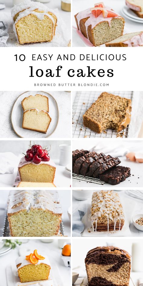 Dessert Loaf, Best Vanilla Cake Recipe, Mini Loaf Cakes, Loaf Cake Recipes, Quick Cake, Loaf Cakes, Cake Recipes From Scratch, Browned Butter, Loaf Recipes