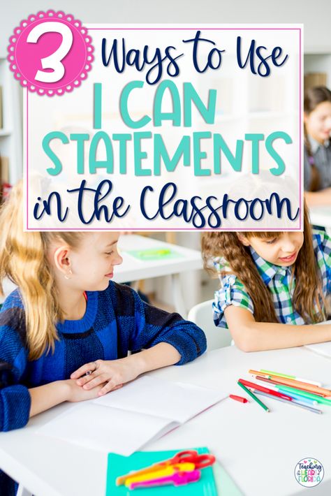 I Can Statements can be a powerful tool that teachers can use to move student learning forward. See how I use I Can Statements in 3 ways in my classroom! Breaking down the standard, setting goals, and displaying them to make learning visual and visible. I Can Statements will help your students understand what they are expected to know, understand, and do. Click here to read more about how you can use I Can Statements in your 3rd and 4th grade classroom for ALL subject areas! #3rdgrade #4thgrade I Can Statements Display, 4th Grade Reading Activities, 4th Grade Math Activities, 4th Grade Reading Worksheets, 4th Grade Math Games, Close Reading Strategies, Reading Response Activities, Upper Elementary Reading, Teaching Math Strategies