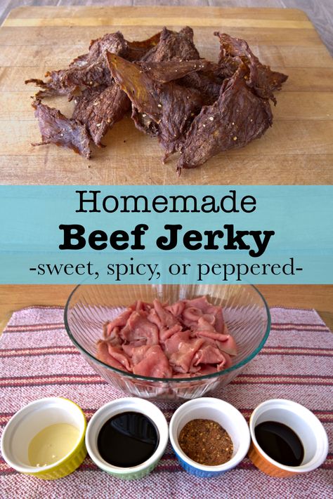 Oven Beef Jerky, Jerky Marinade Recipes, Beef Jerky Marinade, Homemade Beef Jerky Recipe, Deer Jerky Recipe, Dehydrating Recipes, Jerky Marinade, Beef Jerky Recipe, Fast Metabolism Diet Recipes