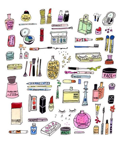 Makeup Illustration, Trendy Makeup, Girly Stuff, Girly Art, Makeup Vanity, Fashion Illustrations, Fashion Sketches, Makeup Art, Girly Girl