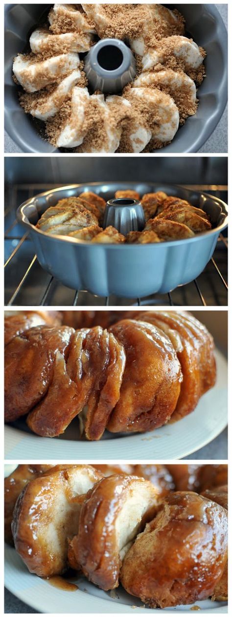 Sticky Bun Breakfast Ring | Sweet Little Details Sticky Bun, Buttermilk Biscuits, God Mat, Hash Browns, S'mores, Monkey Bread, Crumpets, Think Food, Yummy Sweets